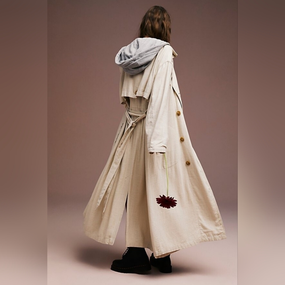 XL Free People Charlie Trench Coat